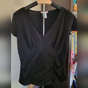 Vol.1 Petite ruched blouse
